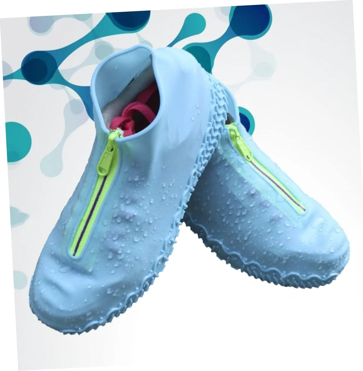 1 Pair Silicone Shoes Cover Rain Boots Mud Shoe Coverings Waterproof Boot Covers Shoe Covers Shoes