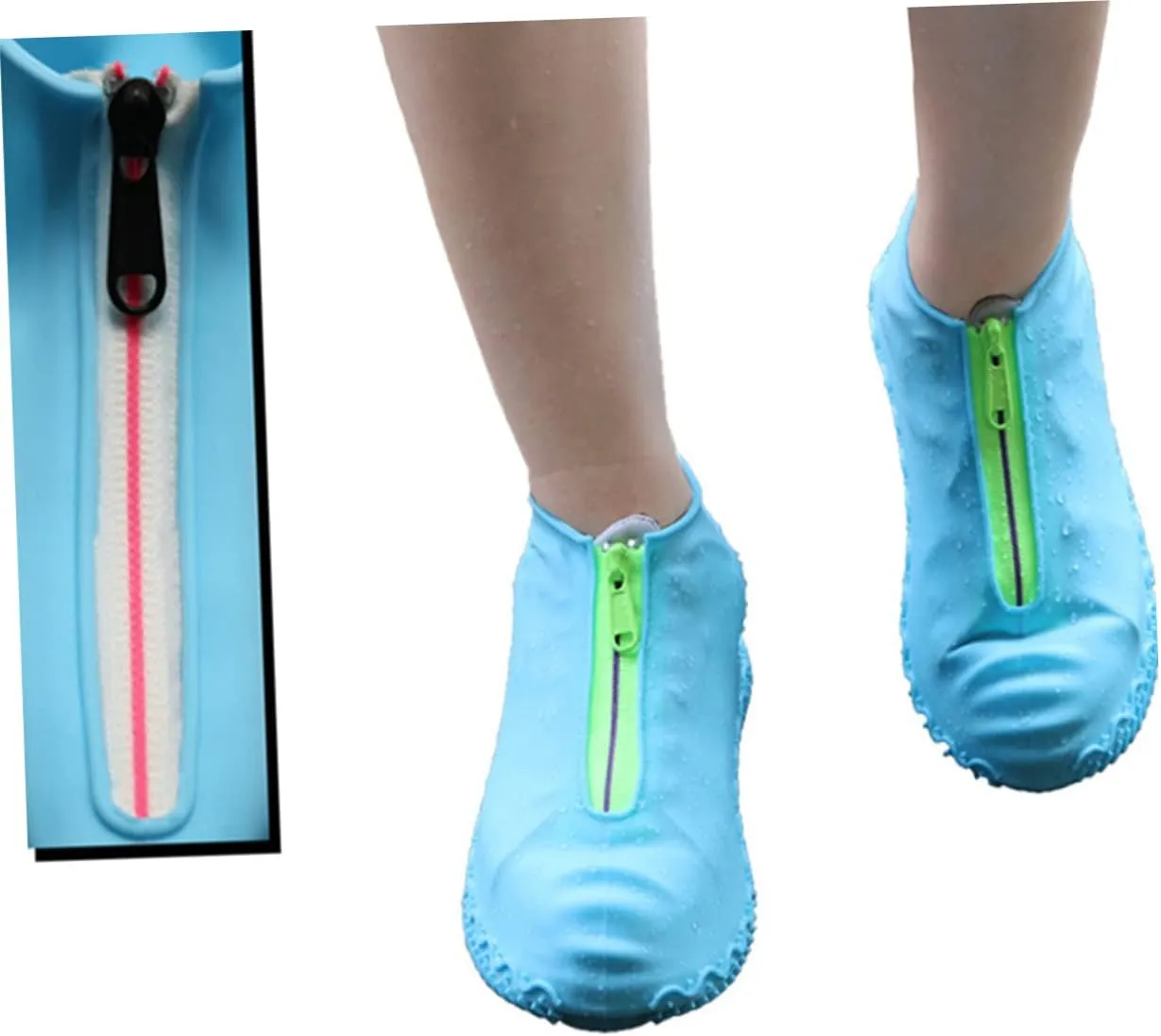 1 Pair Silicone Shoes Cover Rain Boots Mud Shoe Coverings Waterproof Boot Covers Shoe Covers Shoes