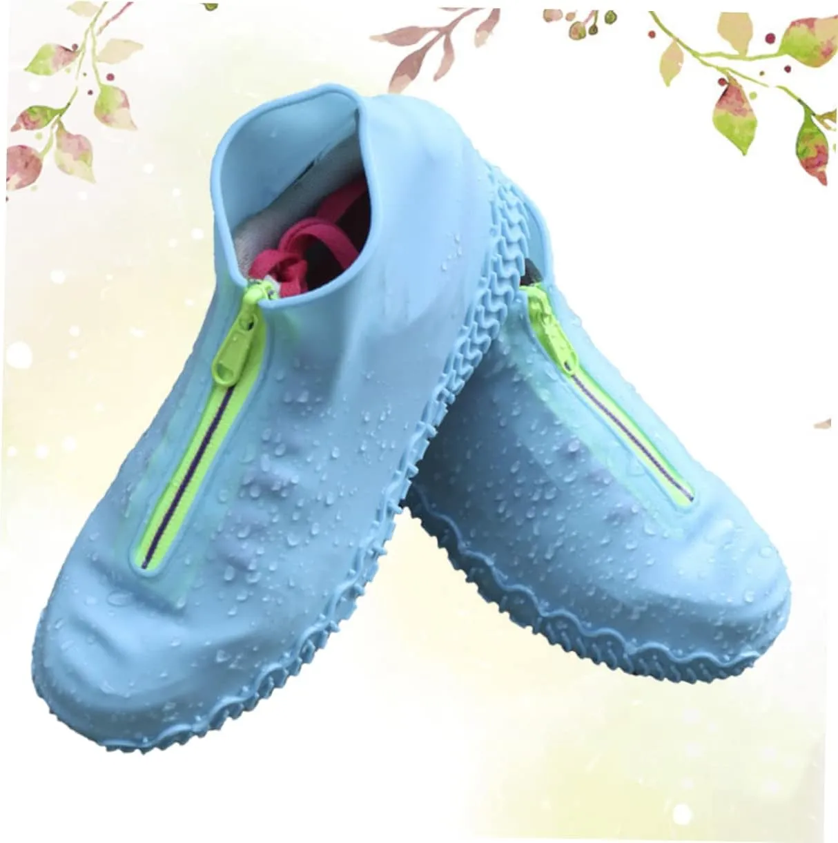 1 Pair Silicone Shoes Cover Rain Boots Mud Shoe Coverings Waterproof Boot Covers Shoe Covers Shoes