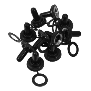 12mm Toggle Switch Cap Position Toggle Switches Cover Waterproof Dustproof Boot for Dashboard