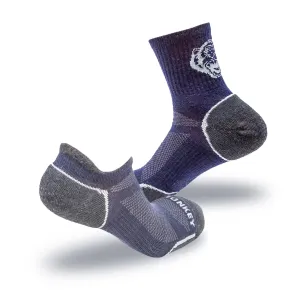2-Pair Lightweight Guide Series Merino Socks (Navy)