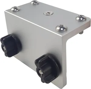 #2001 Universal Track Bracket for Tracker Versatrack System, 90° Aluminum Slider Base Compatible with Lund, Ranger, Lowe Boats, Pre-Drilled Mount for Rod Holders & Marine Accessories