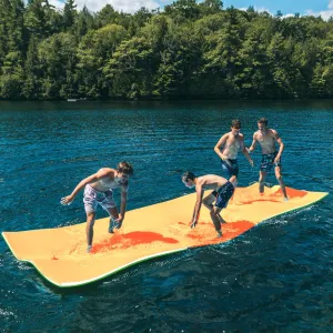 3 Layers XPE Foam Floating Mat Water Mats, 7/9/12/18 Ft Tear-Resistant Lily Pad Lilly Pad Water Matt, Lily Pad Floating Swim Mat for Lake, Ocean, Beach, River