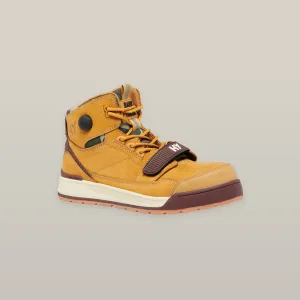 3056 O2 LACE PUMP UP COMPOSITE TOE SAFETY BOOT - WHEAT-Wheat