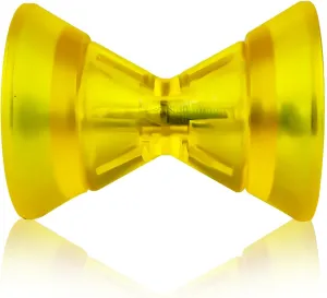3" Boat Trailer Roller Assembly with Spoke fits 1/2" Shaft, Boat Bow Roller fits 3 inch Wide Bracket