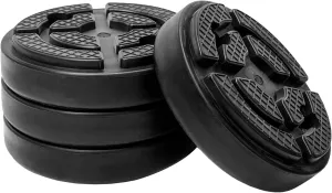 4 PCS Car Lifting Pads, Two-Post Round Auto Jacking Lift Arm Pad Rubber Protector, Heavy Duty Car Jack Pads Jacking Weightlifter Accessories for Auto Lift Truck Hoist
