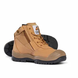 461050-ZipSider Boot w/ Scuff Cap-WHEAT