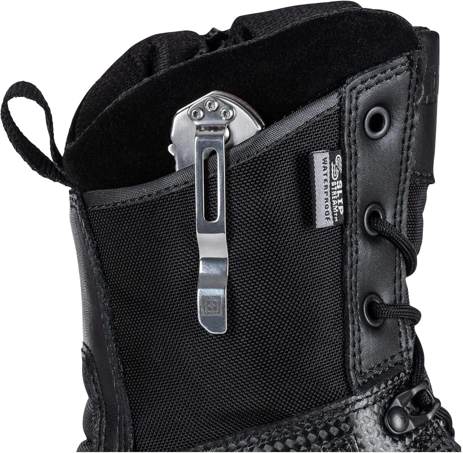 5.11 Tactical Men's A.T.A.C. 2.0 8" Shield Boot, Waterproof, Slip & Oil Resistant Outsole, Style 12416