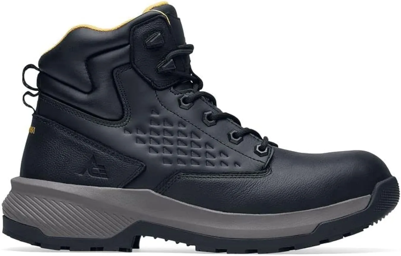 ACE Work Boots Everglades, Men's 6" Nano Composite Toe (NCT) Work Boots, Slip Resistant, Water Resistant