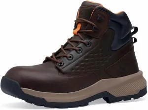 ACE Work Boots Everglades, Men's 6" Nano Composite Toe (NCT) Work Boots, Slip Resistant, Water Resistant