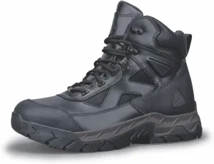 ACE Work Boots Glacier, Men's Steel Toe (ST) and Nano Composite Toe (NCT) Work Boots, Slip Resistant, Water Resistant, Black