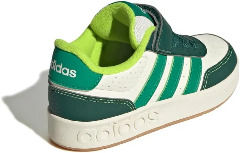 adidas Unisex-Child Breakbase Elastic Lace & Strap Sneaker