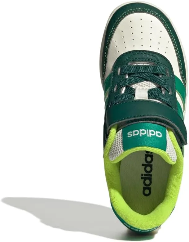 adidas Unisex-Child Breakbase Elastic Lace & Strap Sneaker