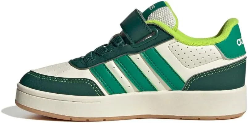 adidas Unisex-Child Breakbase Elastic Lace & Strap Sneaker