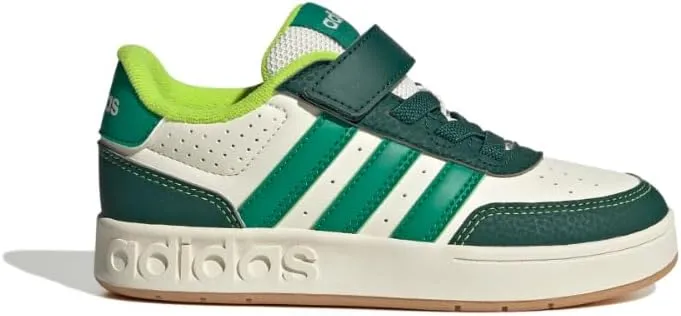 adidas Unisex-Child Breakbase Elastic Lace & Strap Sneaker