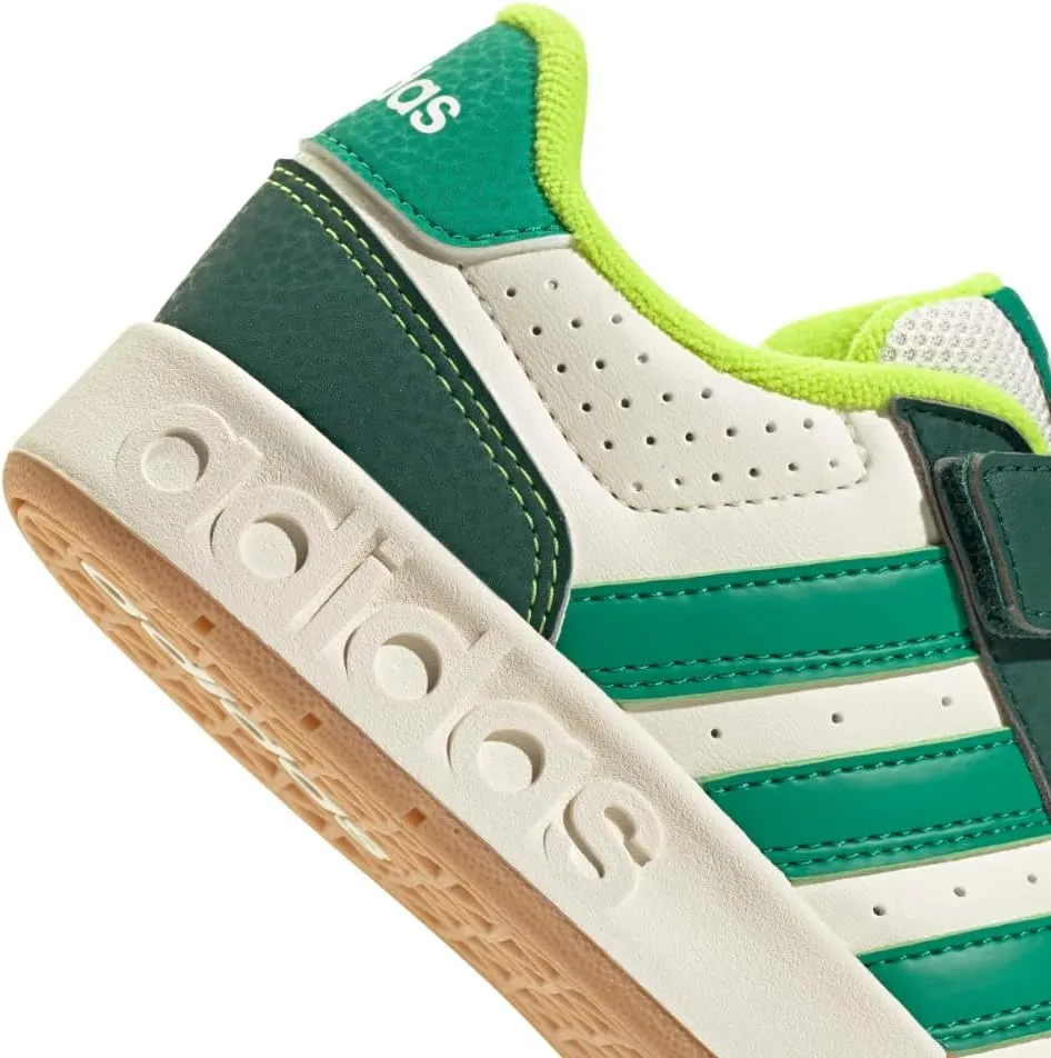 adidas Unisex-Child Breakbase Elastic Lace & Strap Sneaker