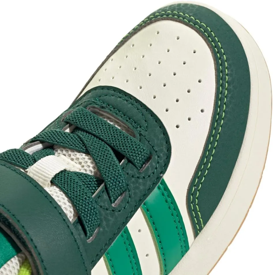adidas Unisex-Child Breakbase Elastic Lace & Strap Sneaker