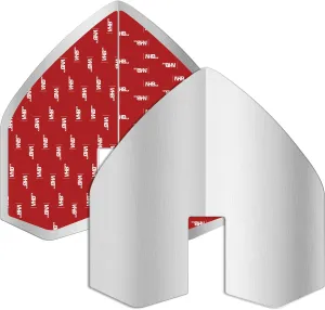 AHIER 2 Pack Boat Keel Guard, Keel Guard for Fiberglass Boats Notched Stainless Steel Boat Bow Protector with Strong Adhesive for Protection Ships Yachts from Wear and Scratches