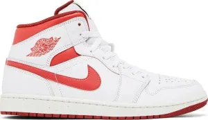 Air Jordan 1 Mid SE "White Dune Red"