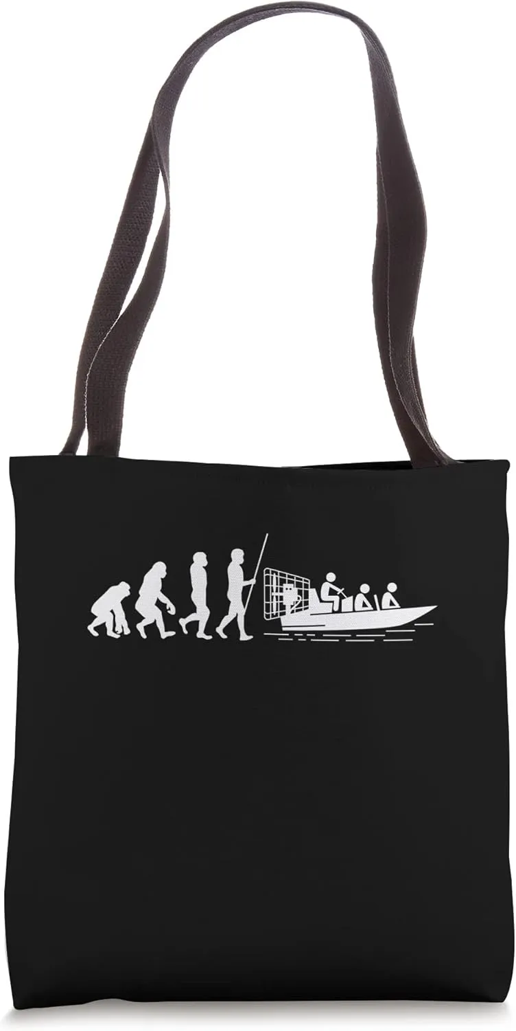 Airboat Swamp Hydroplane Fanboat Airboating Hover Boat Tote Bag