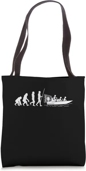 Airboat Swamp Hydroplane Fanboat Airboating Hover Boat Tote Bag