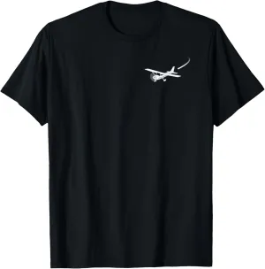 Airplane Pilot in Flight Aviation T-Shirt