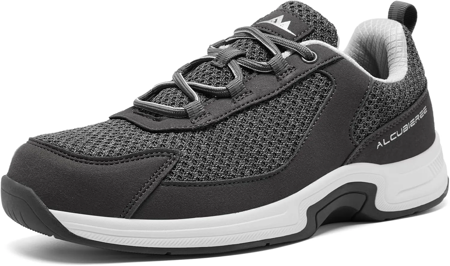 alcubieree OTR Mens Walking Shoes Diabetic Orthopedic Sneakers for Plantar Fasciitis