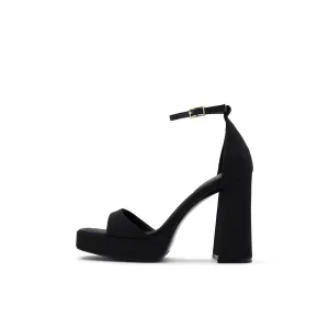 ALDO Women's Montag Heeled Sandal, Black, 10