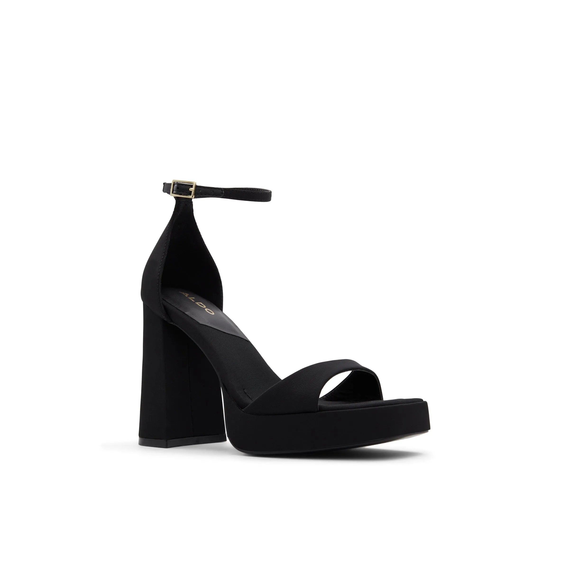 ALDO Women's Montag Heeled Sandal, Black, 10