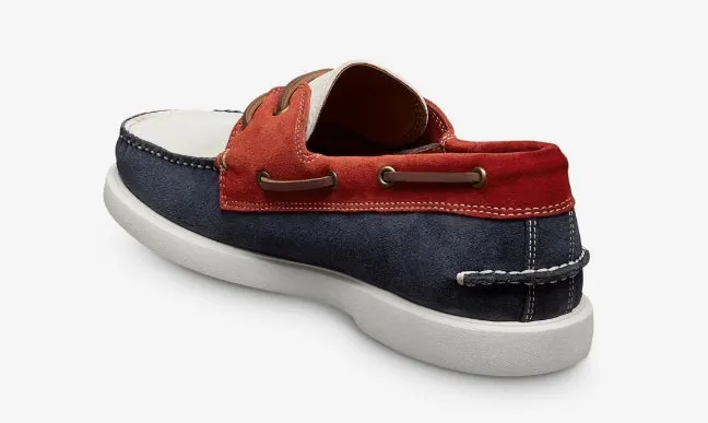 Allen Edmonds Red/White/Blue Panama Boat Shoe