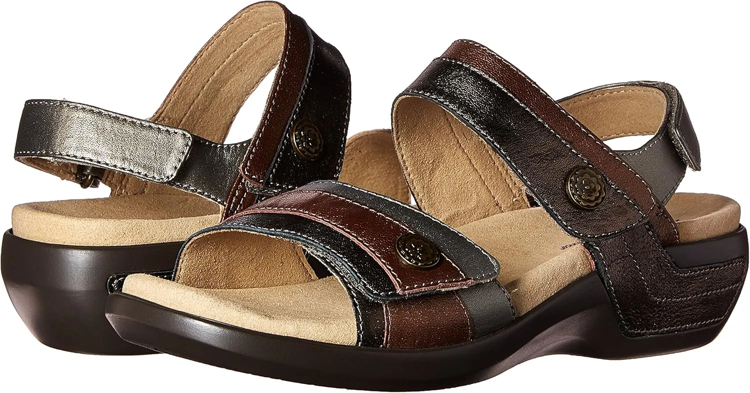 Aravon Women's Katherine-AR Flat Sandal