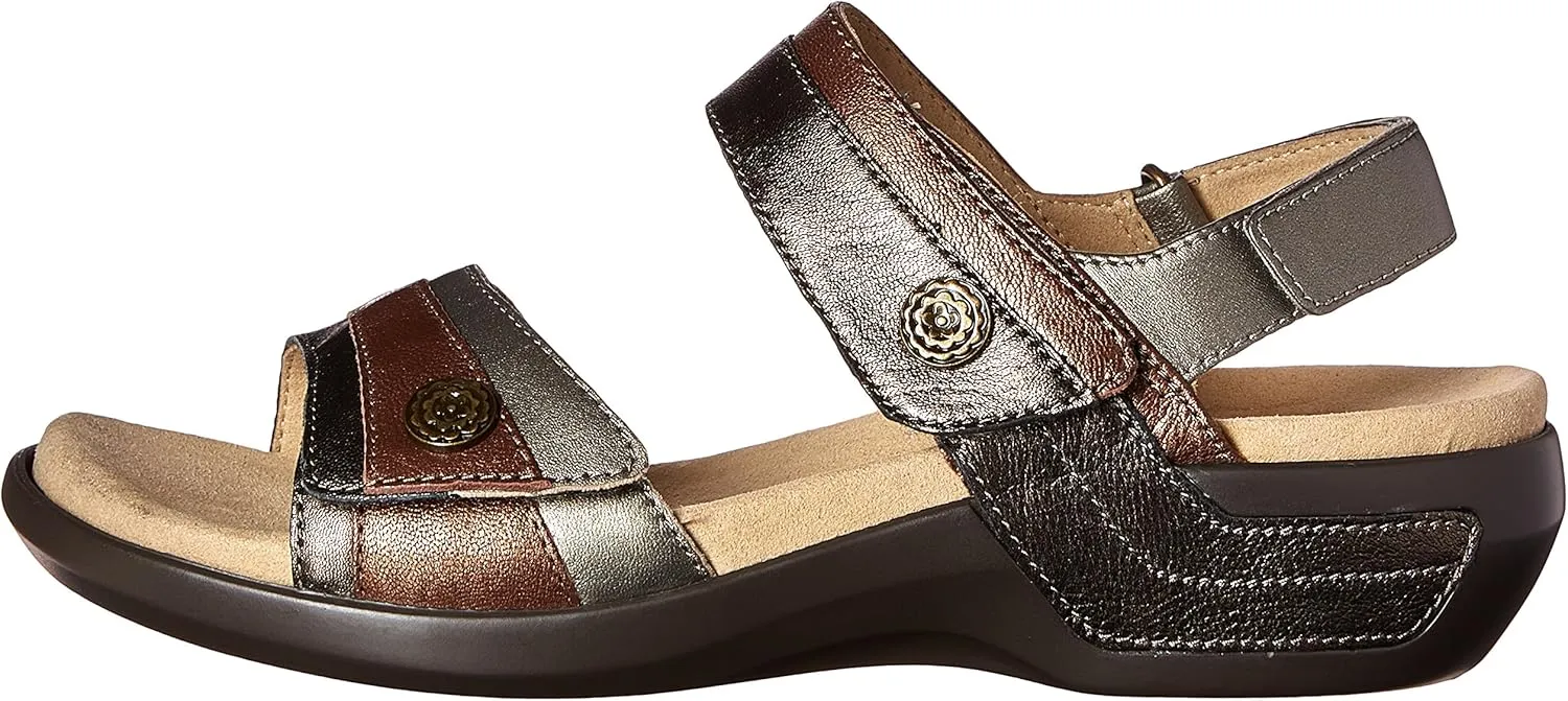 Aravon Women's Katherine-AR Flat Sandal