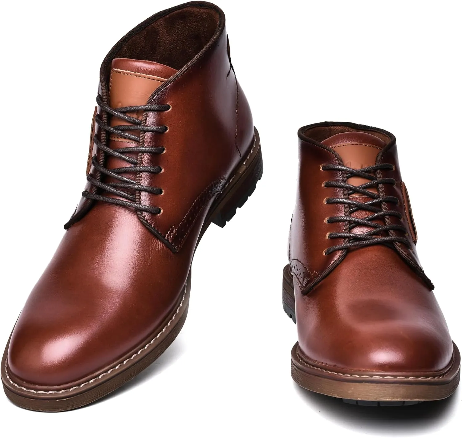 Arkbird Mens Chukka Boots Suede Leather Classic Fashion Casual Ankle Lace-up Dress Boots for Men