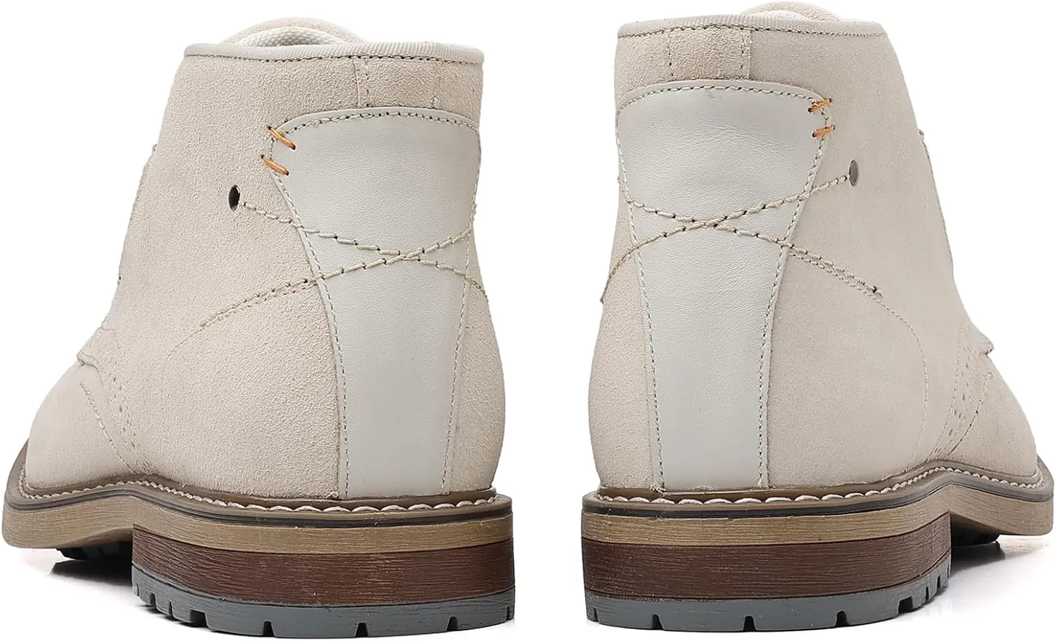 Arkbird Mens Chukka Boots Suede Leather Classic Fashion Casual Ankle Lace-up Dress Boots for Men