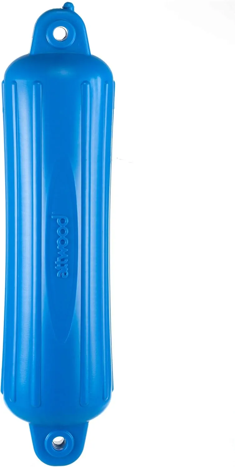 Attwood 9356D1 Softside Oval Boat Fender with Thick-Wall Reinforced Eye Ends