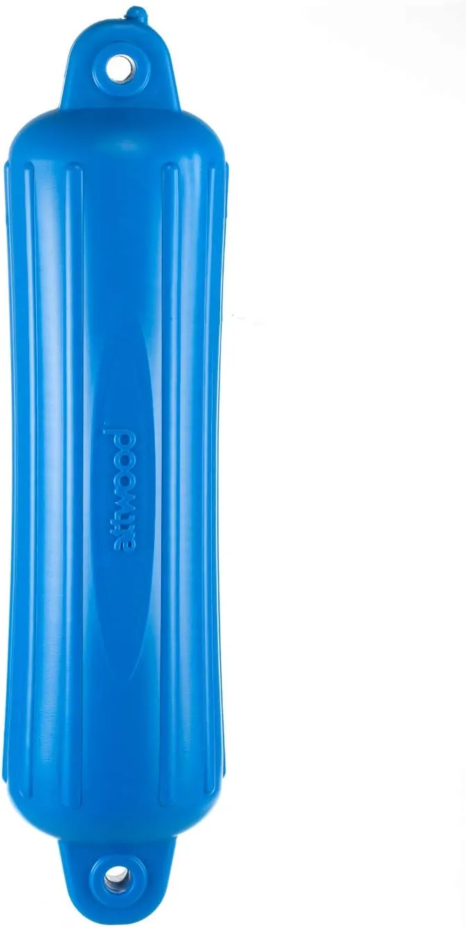 Attwood 9356D1 Softside Oval Boat Fender with Thick-Wall Reinforced Eye Ends