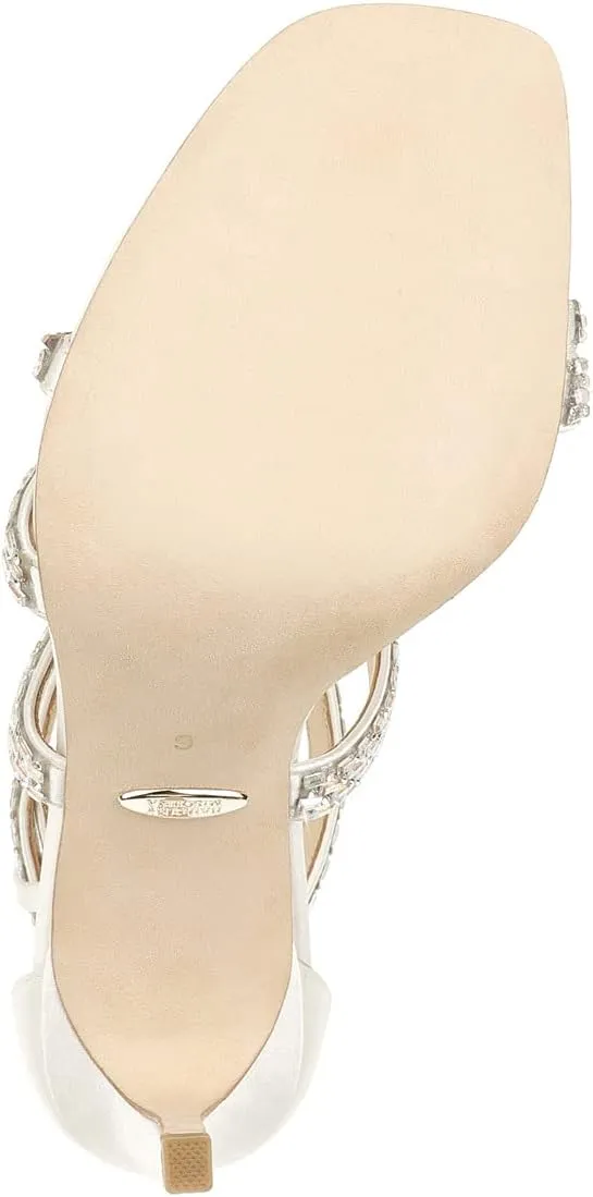 Badgley Mischka Women's Back Zip, Heeled Sandal