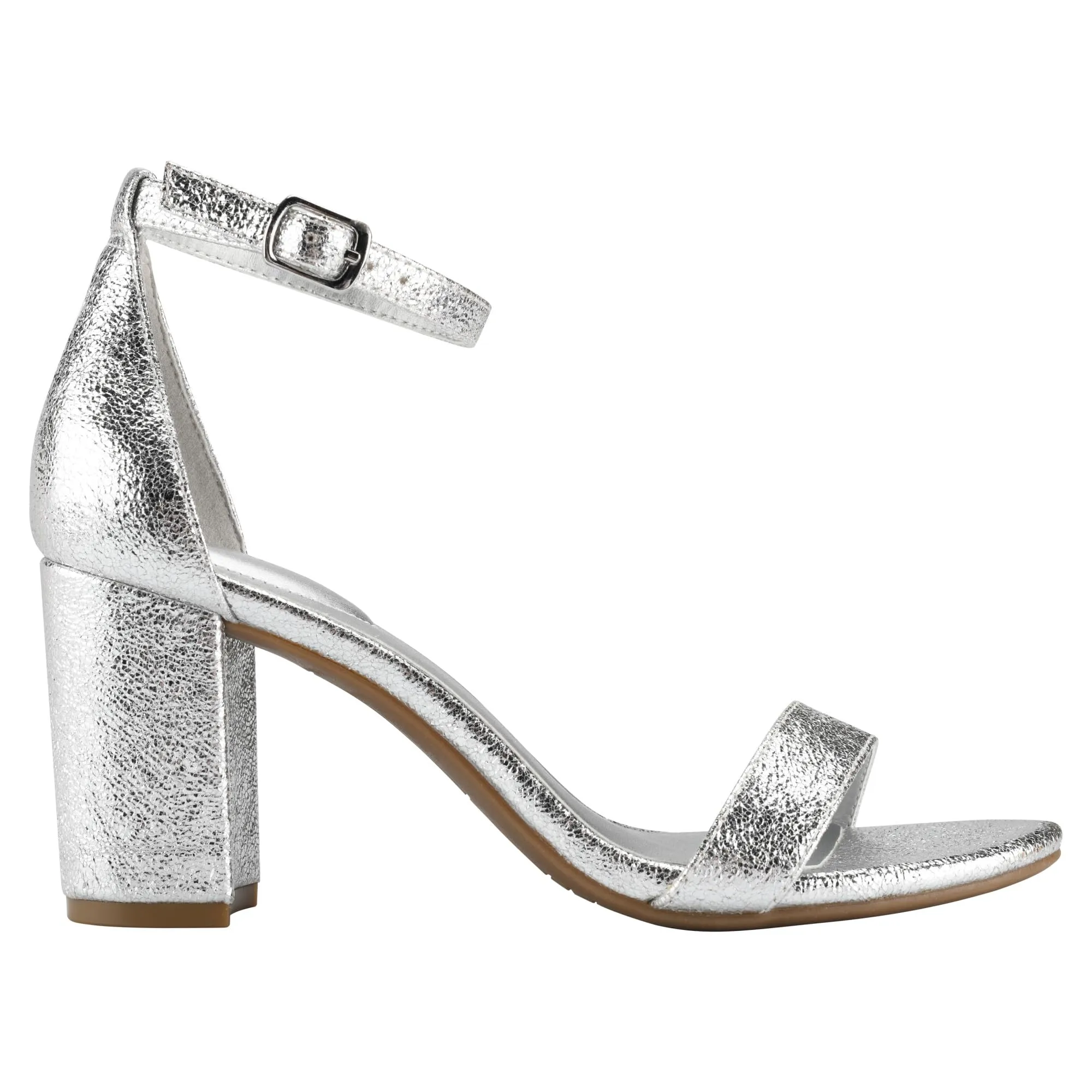 Bandolino Women's Armory Heeled Sandal, Moon, 7.5