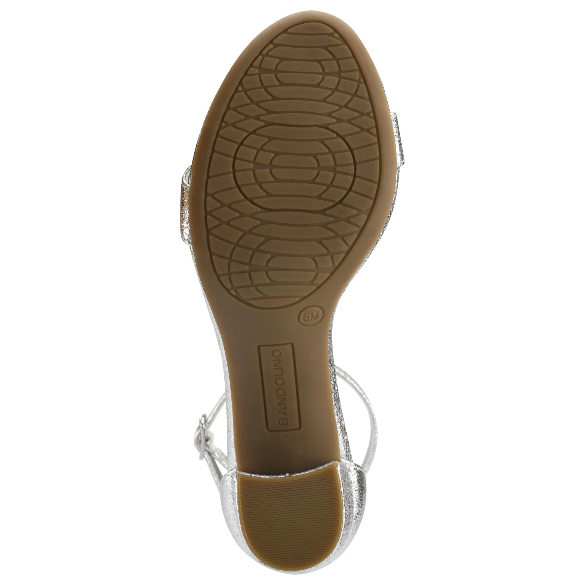 Bandolino Women's Armory Heeled Sandal, Moon, 7.5