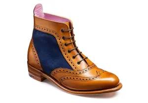 Barker Grace - Cedar Calf/Blue Suede