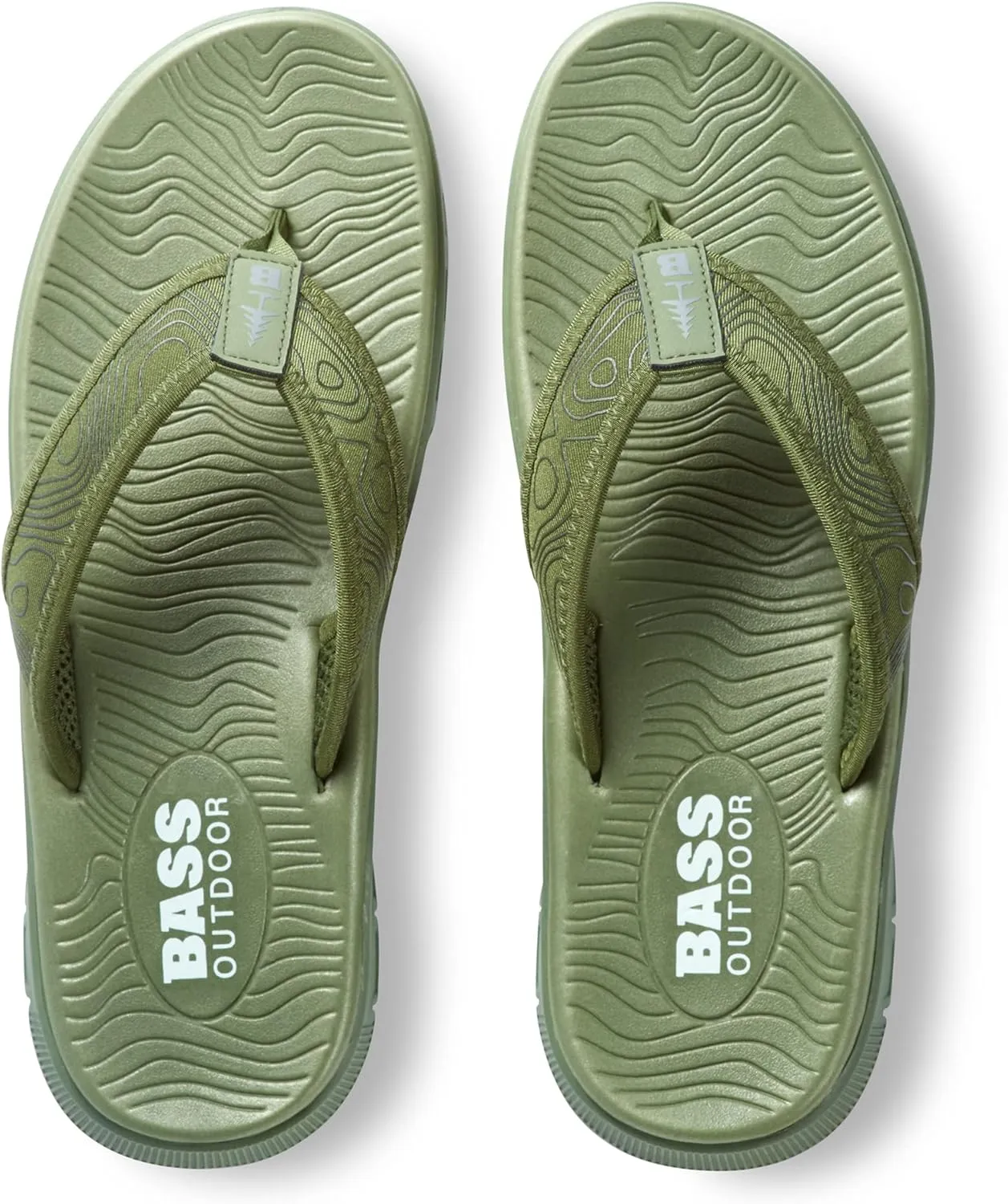 BASS OUTDOOR Men's Topo Thong Everyday Outdoor Sandal Boat Shoe