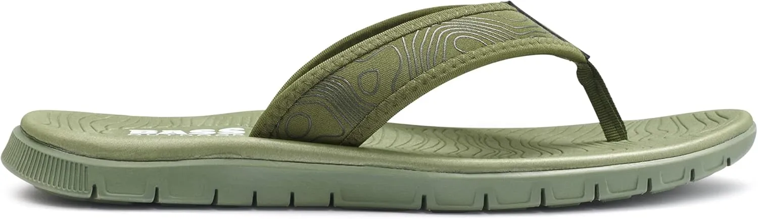 BASS OUTDOOR Men's Topo Thong Everyday Outdoor Sandal Boat Shoe