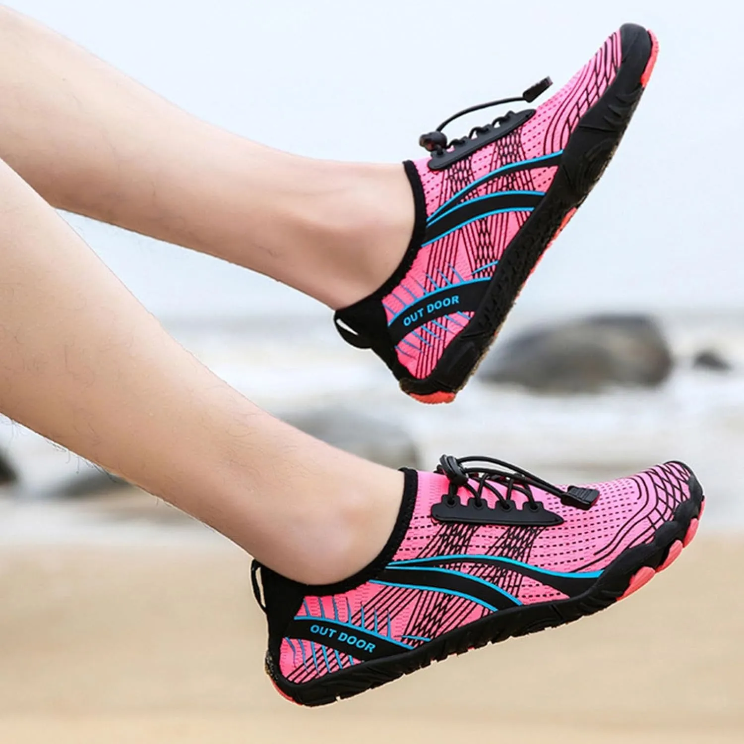 Beach Swim Water Shoes for Men Women Quick Dry Barefoot Aqua Pool Surf Hiking Kayaking Diving Yoga Lightweight Breathable