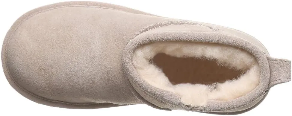 BEARPAW Retro Shorty Youth Boot | Youth's Ankle Boot | Youth's Slip On Boot | Comfortable Winter Boot