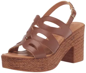 Bella Vita Made in Italy Women's Pri-Italy Heeled Sandal, Whiskey Leather, 9.5
