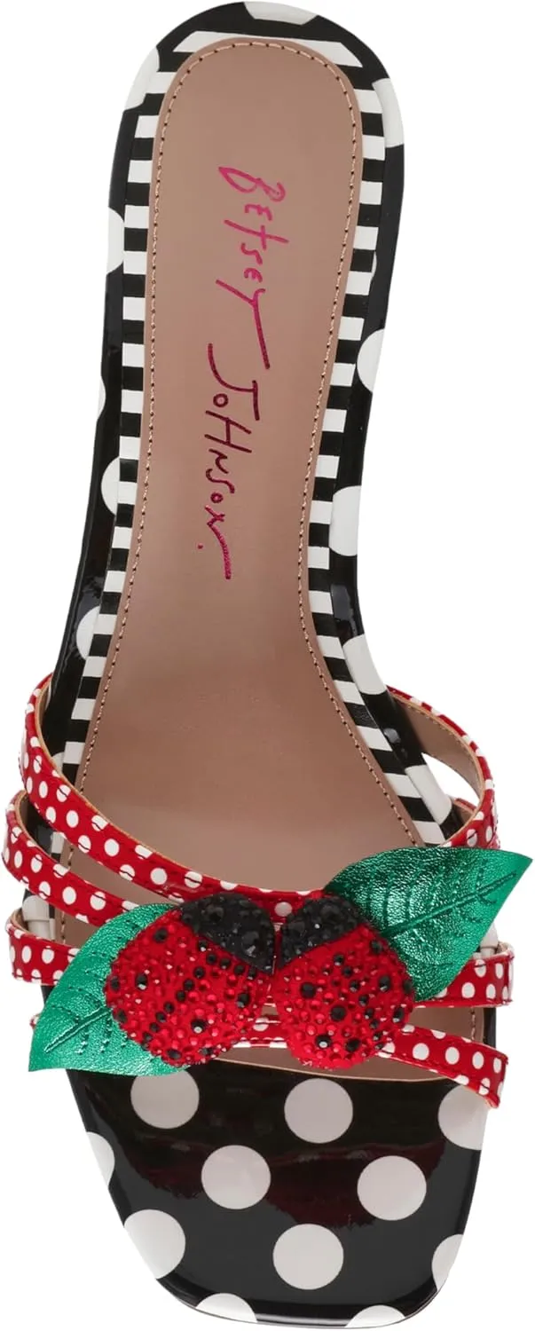 Betsey Johnson Women's Cloverr Heeled Sandal