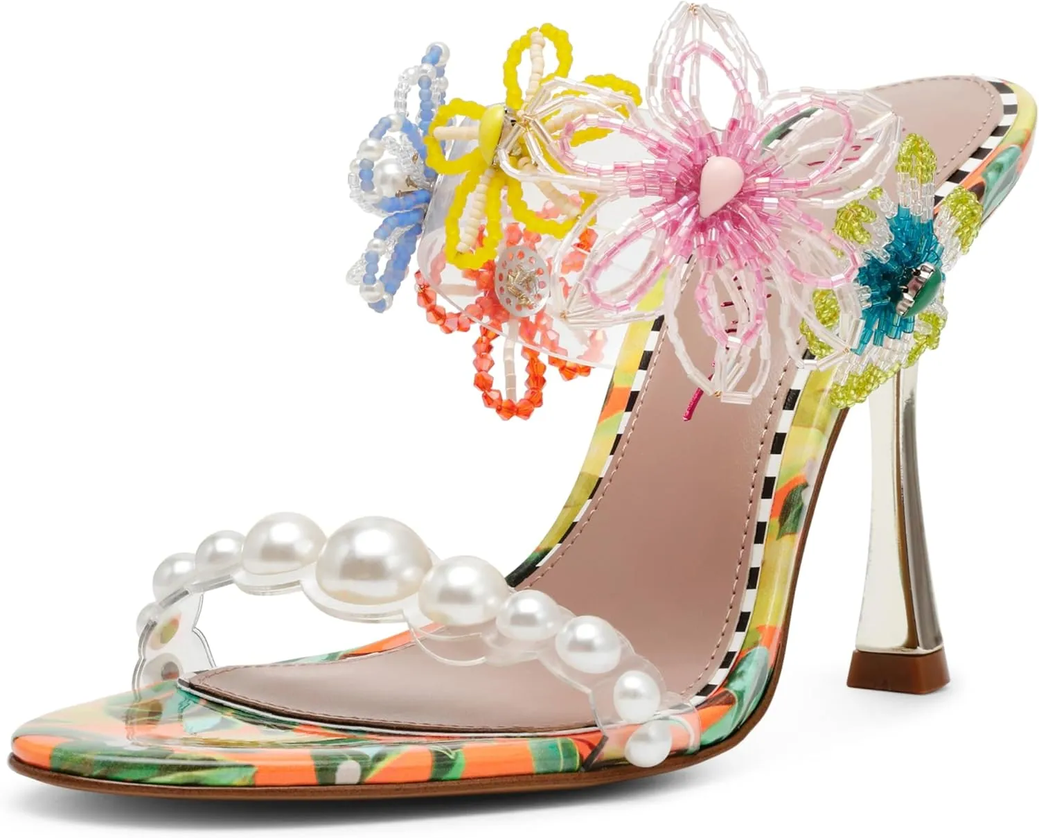 Betsey Johnson Women's Goldiee Heeled Sandal