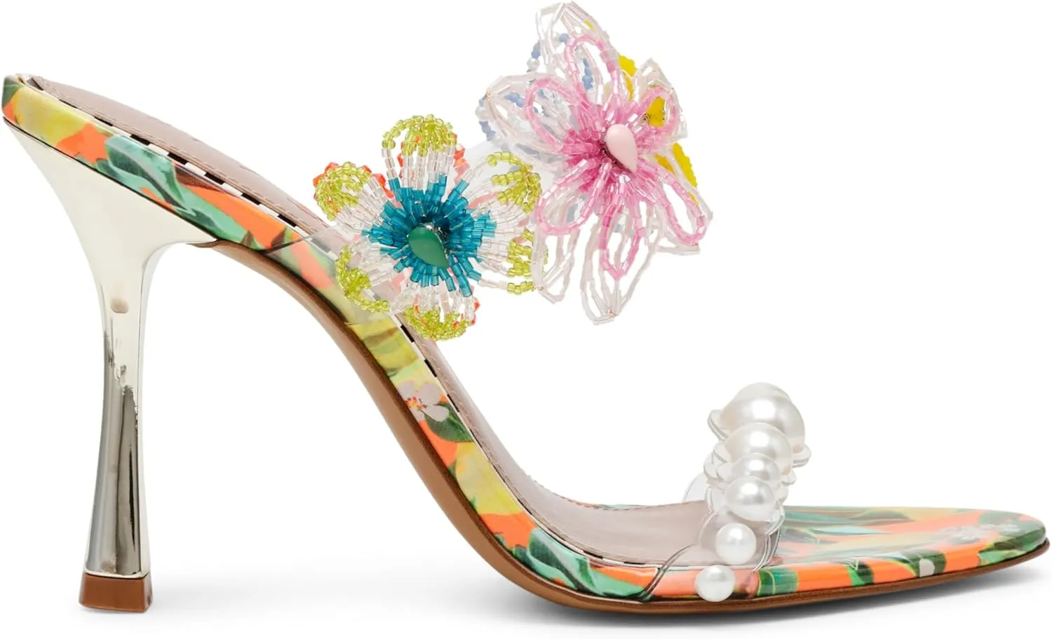 Betsey Johnson Women's Goldiee Heeled Sandal