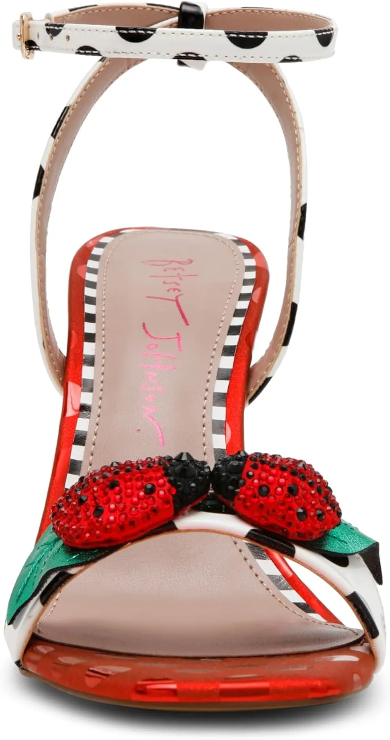 Betsey Johnson Women's Lolla Heeled Sandal