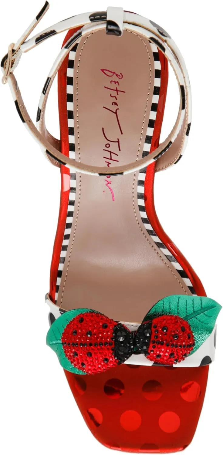 Betsey Johnson Women's Lolla Heeled Sandal
